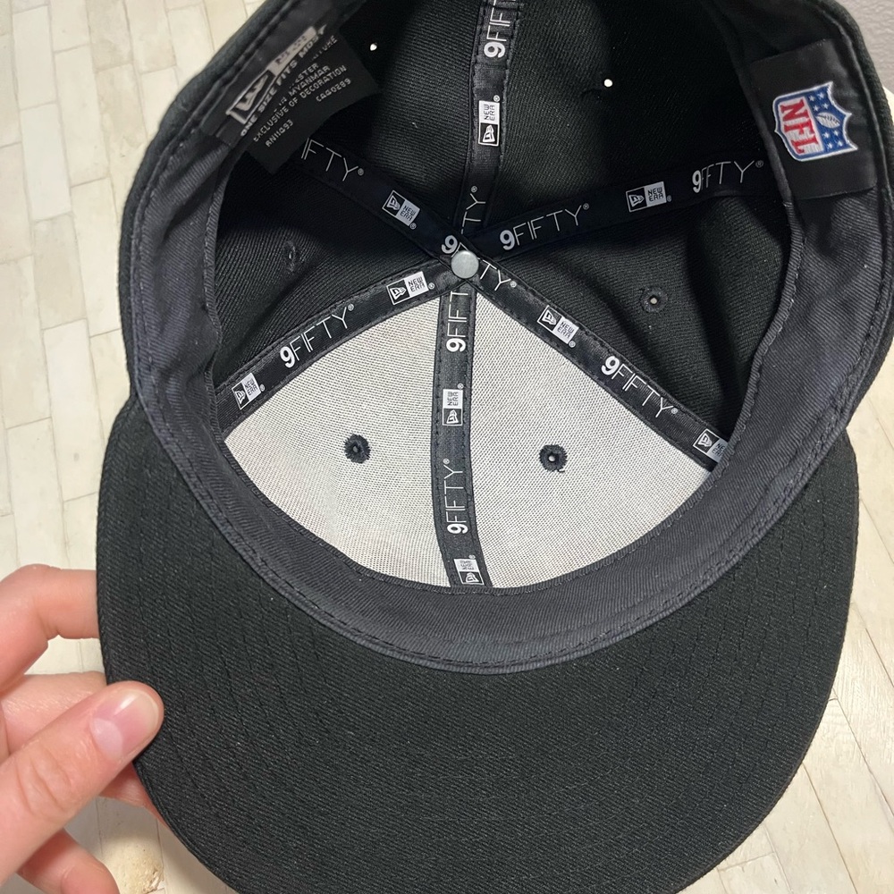 New Era NFL Minnesota Vikings Black Snapback Cap - Picture 7 of 8